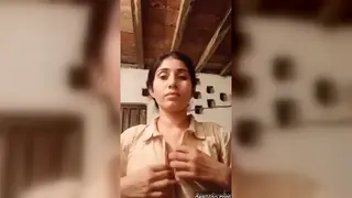 Indian Beauty Explores Her Body in Solo Feet Tease