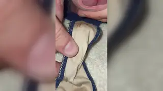 Muscular European Twink Cums on Lingerie in Cam Show