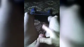 Well-Endowed Guy Shows Off in Solo Session