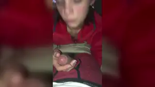 Amateur Gives First Blowjob on Camera