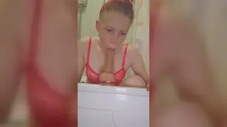 Mature Wife Enjoys Solo Pleasure in Warm Water