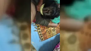 Indian Housewife in Cheerleader Uniform Swallows After Anal