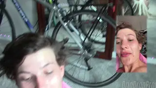 Brunette MILF Squirts Hard While Cuckold Husband Watches POV