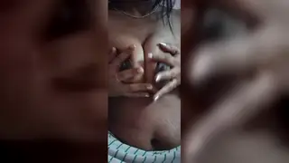 Indian Wife Milks Her Heavy Breasts for Her Husband