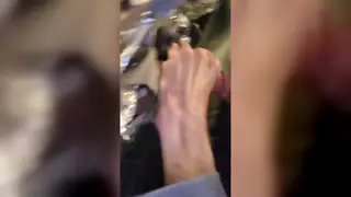 Twink Drains Stranger Deep at Gloryhole