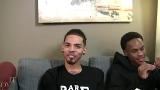 Ebony Twink Takes Bareback Creampie After Rimming