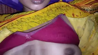 Indian Couple Shares Romantic Bedroom Intimacy