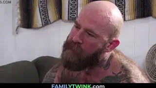 Hairy Bear Compilation Features Stepdad and Stepson