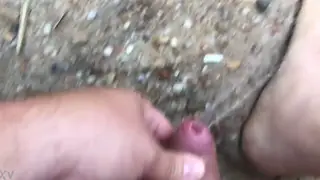 Hairy Bear Lets Loose a Golden Stream on the Beach