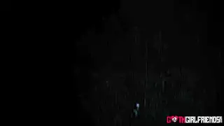 Busty Tattooed Girlfriend Rides Boyfriend Hard in Lingerie