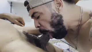Tattooed Latino Hooks Up With Neighbor After Club Night