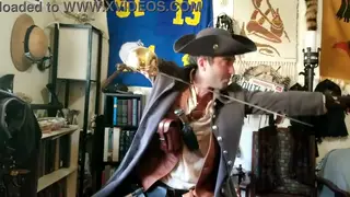 European Mature Performs a Pirate Cosplay POV Session