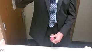 Conference After-Hours: Solo Guy Jerks Off to Release