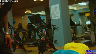 Busty Latina Milf Takes BBC from Gym Trainer