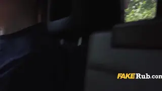 Petite Driver Licked in Backseat During Traffic Stop