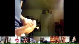 Muscular Teen Shows Off His Long Cock on Cam