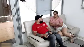 Latina MILF Cheats with BBC While Husband Watches