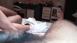 Muscular Latino in Lingerie Takes Doggystyle