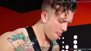 Inked Studs Trade Blowjobs and Handjobs on Camera