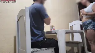 Curvy Latina Gets Rough in a Club Bathroom