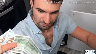 Tattooed Latino Handyman Takes Bareback Doggystyle