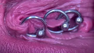 Pierced European MILF Compilation Blends Piss and Squirt Close-Ups