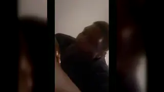 Guy Worships a Massive BBC with His Mouth