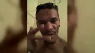 Brazilian Hunk Flexes His Muscular Body