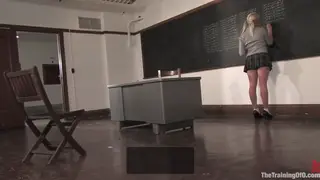 Blonde Submissive Tries Bondage and Anal for the First Time