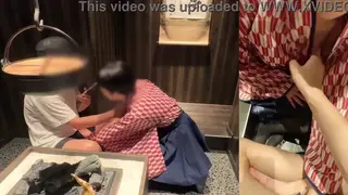 Japanese Waitress Gets Picked Up for POV Fun at the Club