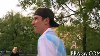 Real Couple Enjoys a Private Moment Together