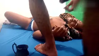 Hairy Latino Couple Sniff Briefs Before Intense Anal