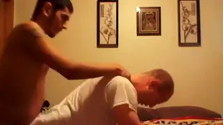 Older Man Guides Partner Through Bareback Play