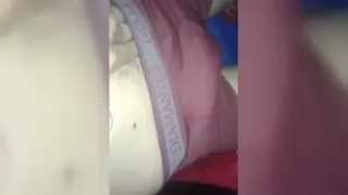 Muscular Guy Shows Off in Red Underwear Solo