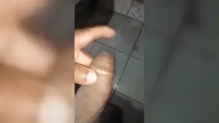 Mature Man Works His Cock to a Quiet Finish