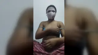 Asian Teen and Busty Partner Share Lesbian 69
