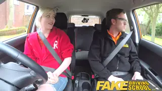 Blonde Driver Earns Creampie and Squirt in Car