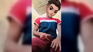 Indian Mature Guy Strokes His Big Cock to a Facial