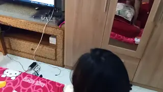 Petite Asian Teen Takes Massive Cock in First Cuckold Scene
