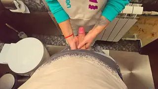 Mature Wife Takes Deep Creampie in POV Home Video