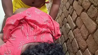 Indian Stepmom in Uniform Takes Creampie Outdoors After Gym