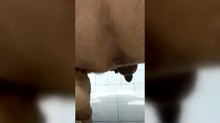 Guy Stretches Wide With Shampoo Bottle Insertion