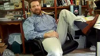 Hairy Bear Teacher Commands the Classroom Alone