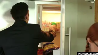 Muscular Stud Takes a Thick Cock Deep Down His Throat