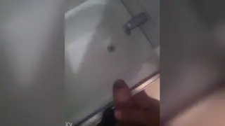 Chubby Teen Bear Explores First Shower Solo