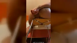 Trans Man Rides a Thick Plug to an Intense Climax