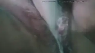 Filipina MILF Masturbates With Double Dildo and Swallows