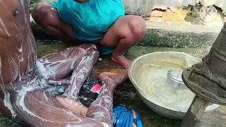 Indian Teen Cheerleader Handles Anal and Handjob