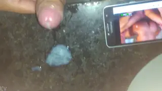Amateur Guy Strokes His Cock Before a Blowjob