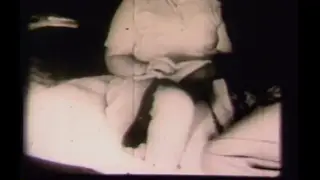 Retro European Beauty Handles a Giant Cock in Classic Film